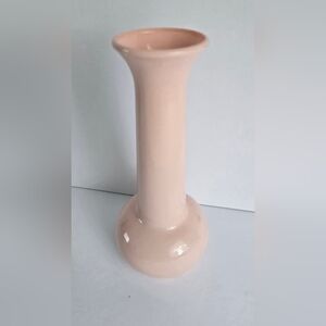 Pink Plastic Vase Vtg